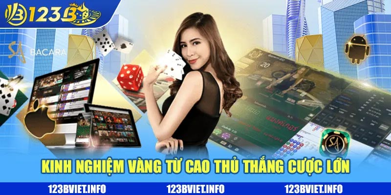 Kinh nghiệm vàng từ cao thủ thắng cược lớn